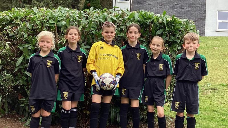 St. Werburgh's CE Primary School footballers