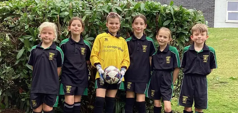 St. Werburgh's CE Primary School footballers